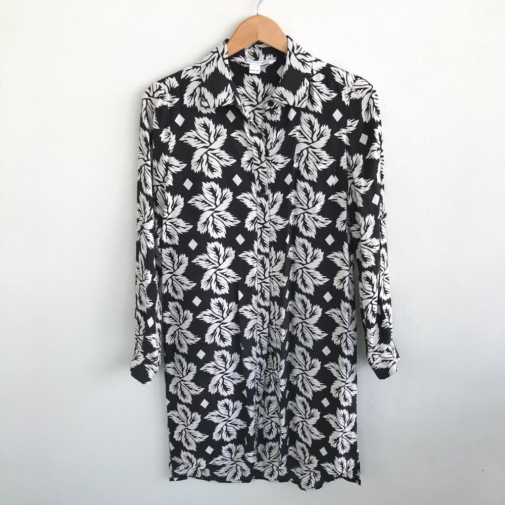 Diane von Furstenberg Floral Print Silk Dress
